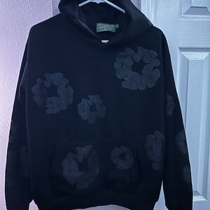 Denim Tears Hoodie Adult Medium Black & Grey